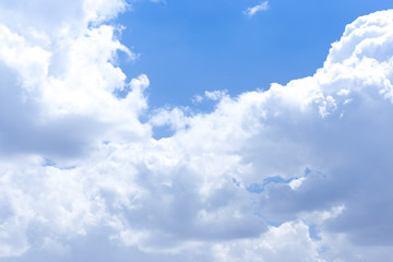 Beautiful thick cloud in the sky