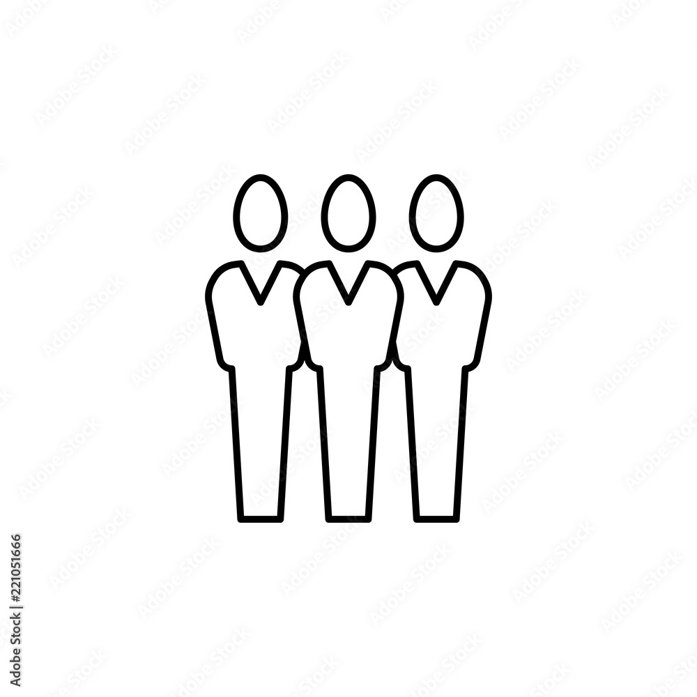 Aufkleber workers icon. element of business icon for mobile concept and web apps. thin line workers icon can b