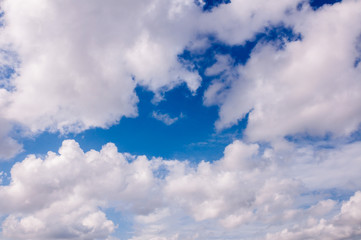 blue sky with cloud