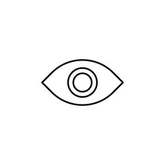 Obraz premium view follow icon. Element of business icon for mobile concept and web apps. Thin line view follow icon can be used for web and mobile