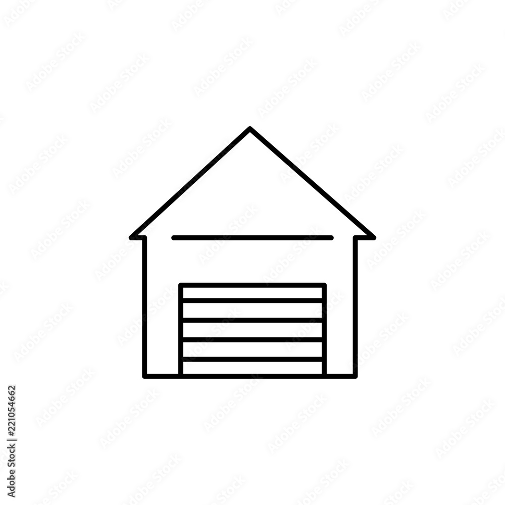 Aufkleber lighthouse icon. element of building and landmark outline icon for mobile concept and web apps. thin