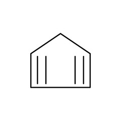 museum icon. Element of building and landmark outline icon for mobile concept and web apps. Thin line museum icon can be used for web and mobile