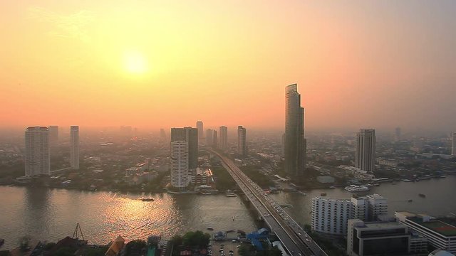 cityscape of bangkok thailand capital