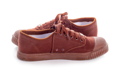 Brown student shoes