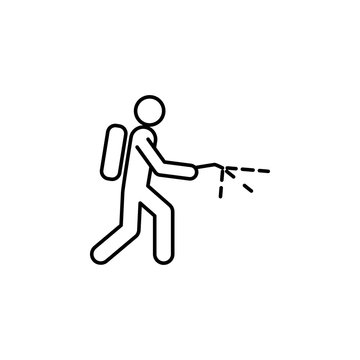 recommend clip art: exterminator icon. Element of pest icon for mobile concept and web apps. Thin line exterminator icon can be used for web and mobile