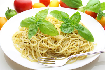 ジェノベーゼのパスタ