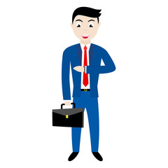 Cartoon Businessman character