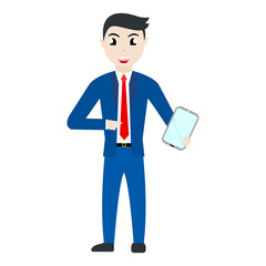 Cartoon Businessman character