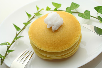 ココナッツオイルのパンケーキ