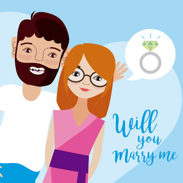 Will you marry me card