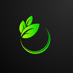 leaf logo icon