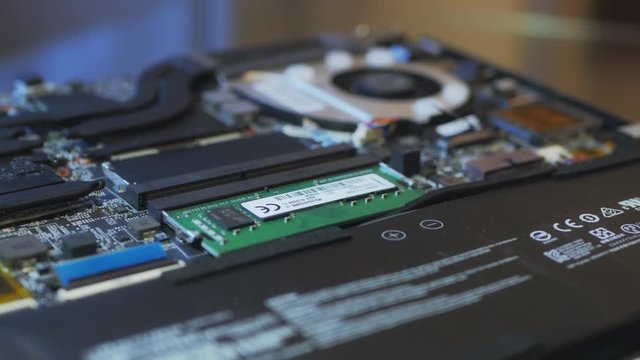 Replace memory in laptop process v01