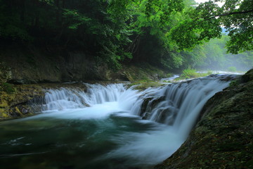 Obraz premium 夏の気仙大滝