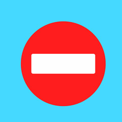 prohibited logo icon