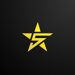 s letter logo icon