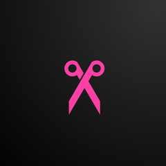 cutting scissors logo icon