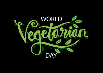 World vegetarian day.