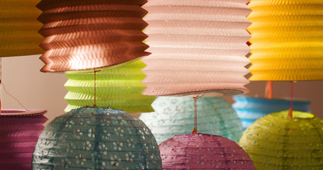 Chinese lantern for mid autumn festival © leungchopan