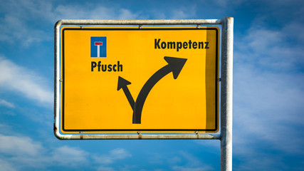 Schild 357 - Kompetenz