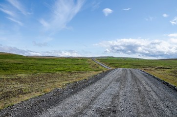 Fototapeta na wymiar Country Road - Iceland