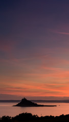 Red Glow, St Michaels Mount, Marizion, Cornwall