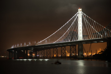 Fototapeta na wymiar Bay Bridge in San Francisco