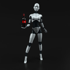 Fototapeta premium Robot - 3D Illustration