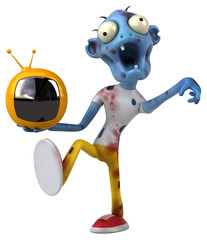 Fun zombie - 3D Illustration