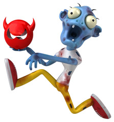 Fun zombie - 3D Illustration