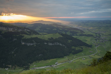 Abendstimmung auf dem Alpsigel im Alpstein