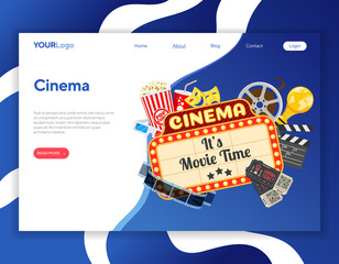 Obraz premium Cinema and Movie time