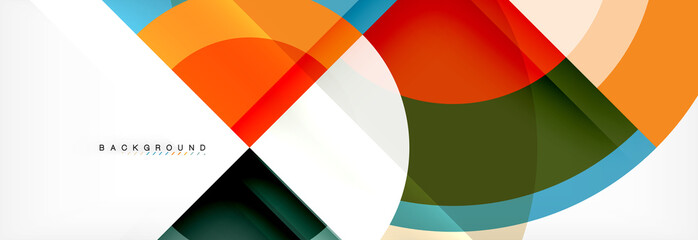 Obraz premium Vector circular abstract background