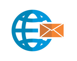 computer earth  secure protect image vector icon logo symbol