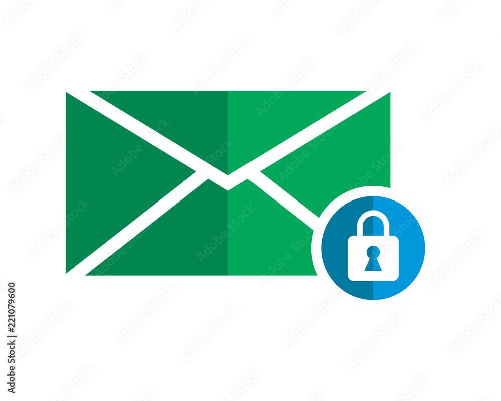 Aufkleber computer lock key secure protect image vector icon logo symbol