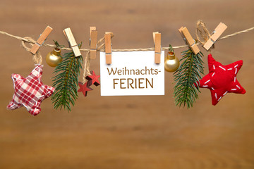 Weihnachtsferien