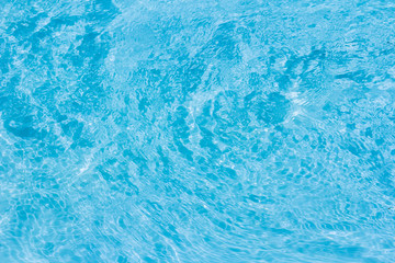 swimming pool with sunny reflections