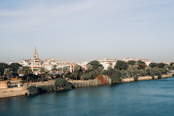 Riverside in Sevilla, Spain