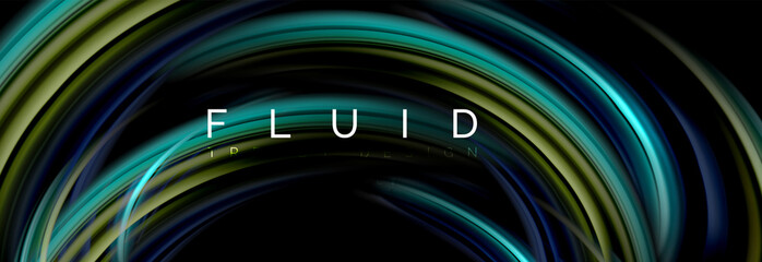 Fluid color motion concept