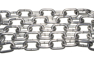 Fototapeta premium chain isolated on white background