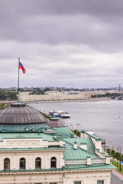 View of St. Petersburg from the roofs