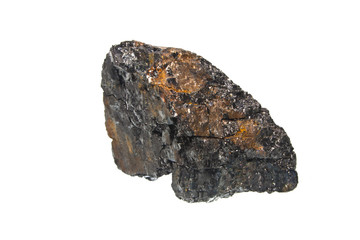 coal isolated on white background