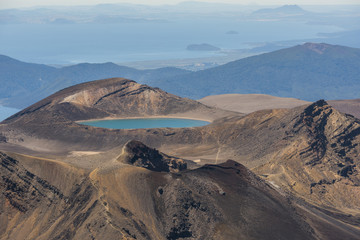 Fototapeta na wymiar Tongariro Alpine Crossing, Mount Ngauruhoe
