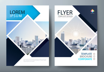 Annual report brochure flyer design template vector, Leaflet cover presentation, book cover, layout in A4 size.
