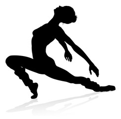 Dancing Ballet Dancer Silhouette © Christos Georghiou