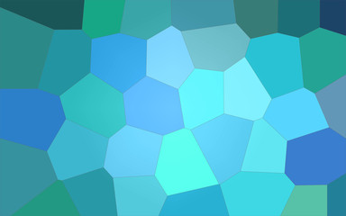Obraz na płótnie Canvas Illustration of aqua bright Giant Hexagon background.