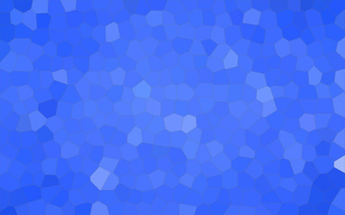 Illustration of blue colorful Little hexagon background.