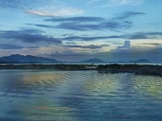 Chilika Lake is a brackish water lagoon, spread over the Puri, Khurda and Ganjam districts of Odisha state on the east coast of India, at the mouth of the Daya River