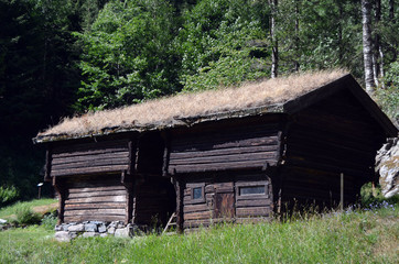 Norwegian Folk architecture. ,
Rjukan,Norway
