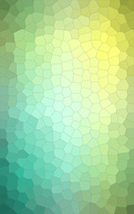 Fototapeta na wymiar Illustration of Vertical green and yellow Little hexagon background.