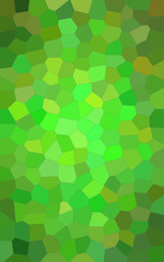 Fototapeta na wymiar Illustration of Vertical green bright Middle size hexagon background.